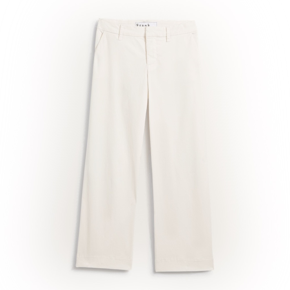 Frank & Eileen WESTPORT The Italian Wide-Leg Chino Size 12 - Picture 4 of 8